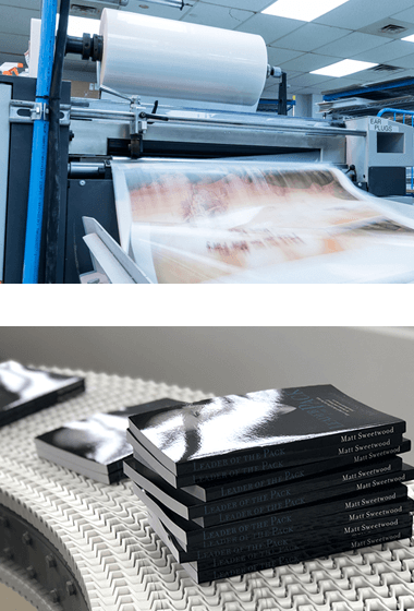 Cost-effective, large quantity offset book printing for businesses and organizations.