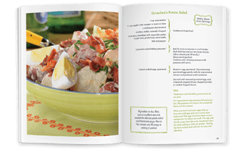 example of color text design