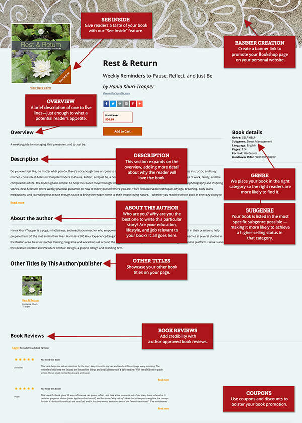 Check out all you’ll get on your Bookshop page