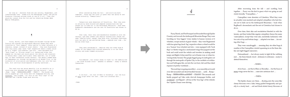 eBook Formatting example 2