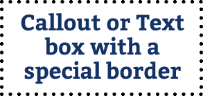 text box with a border