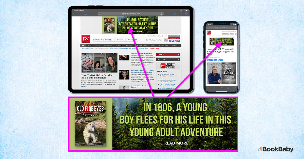 Google Display Ads for Books BookBaby