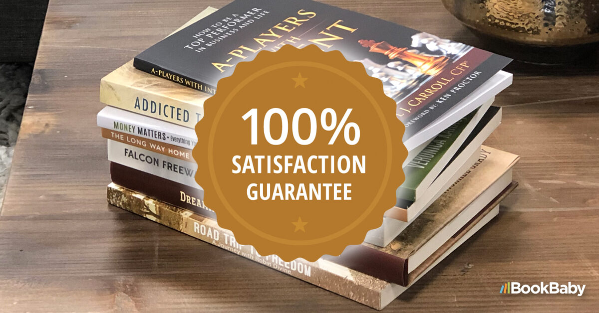 BookBaby Offers A 100 Satisfaction Guarantee