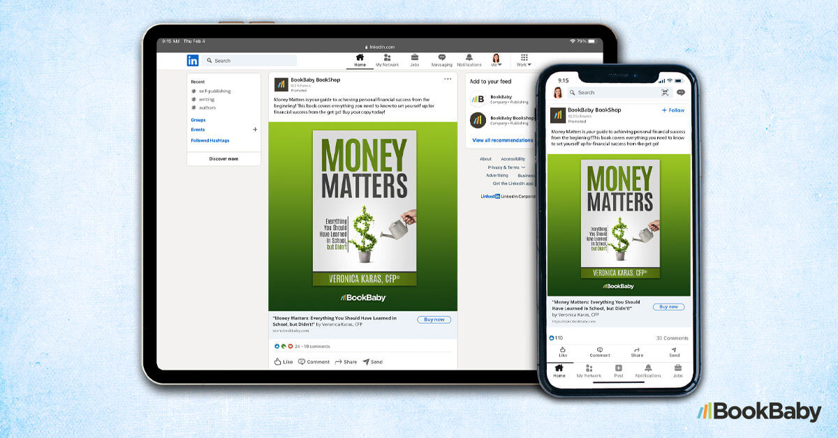 LinkedIn Advertising for Authors BookBaby