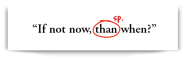 example of line editing