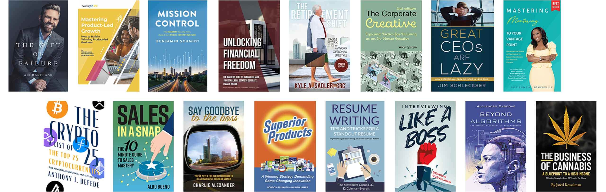Business books self-published with BookBaby
