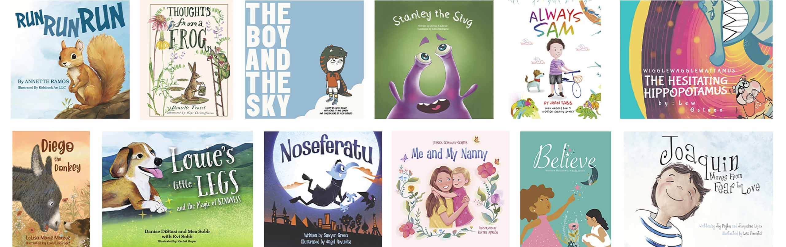 covers of children's books published by BookBaby