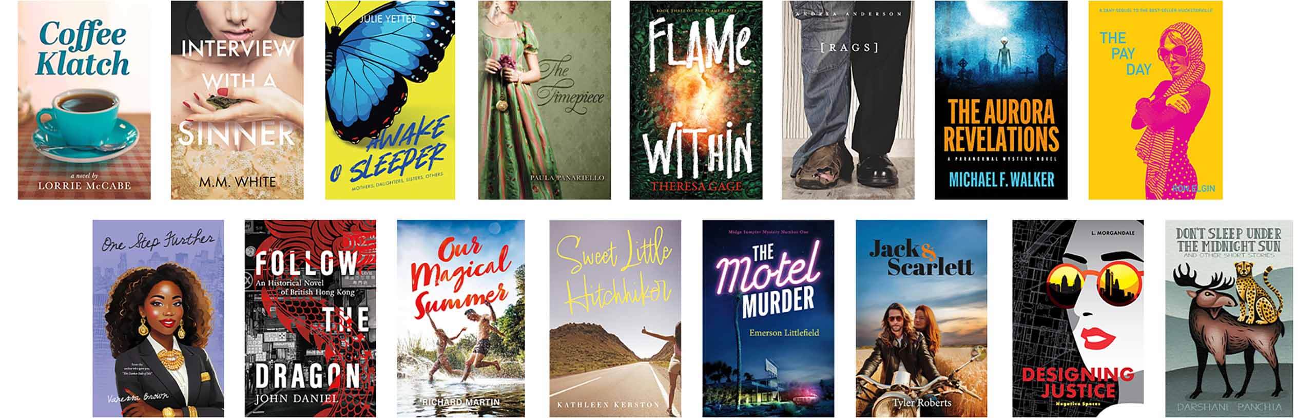 Novels self-published with BookBaby