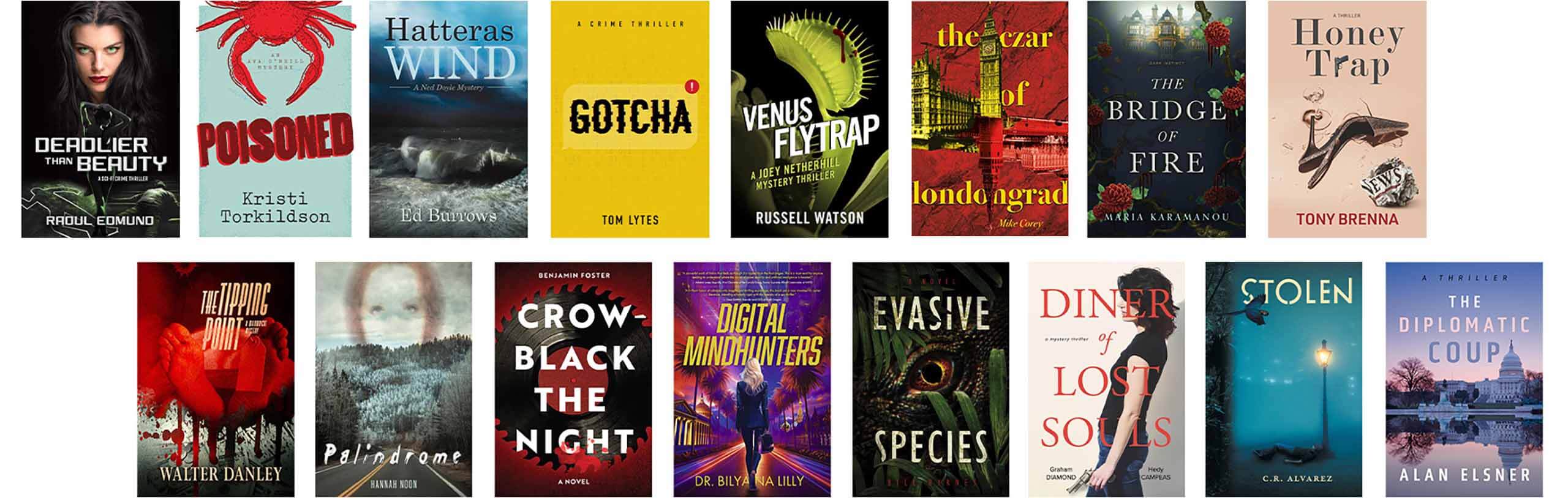 Mystery book samples