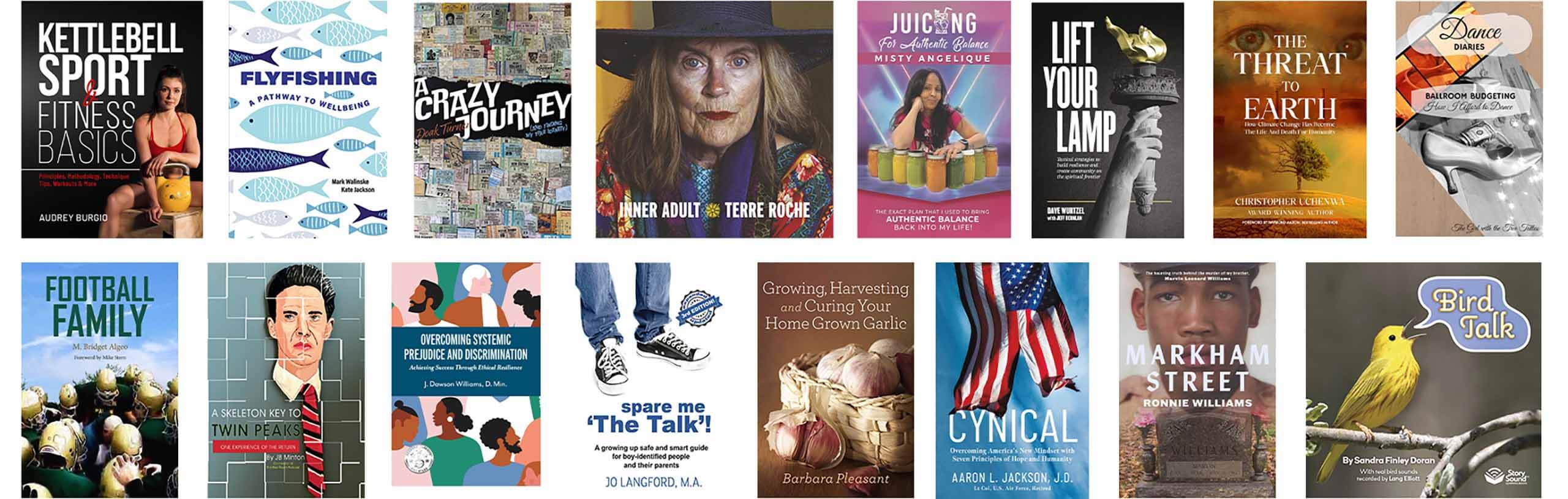 covers of non-fiction books published by BookBaby