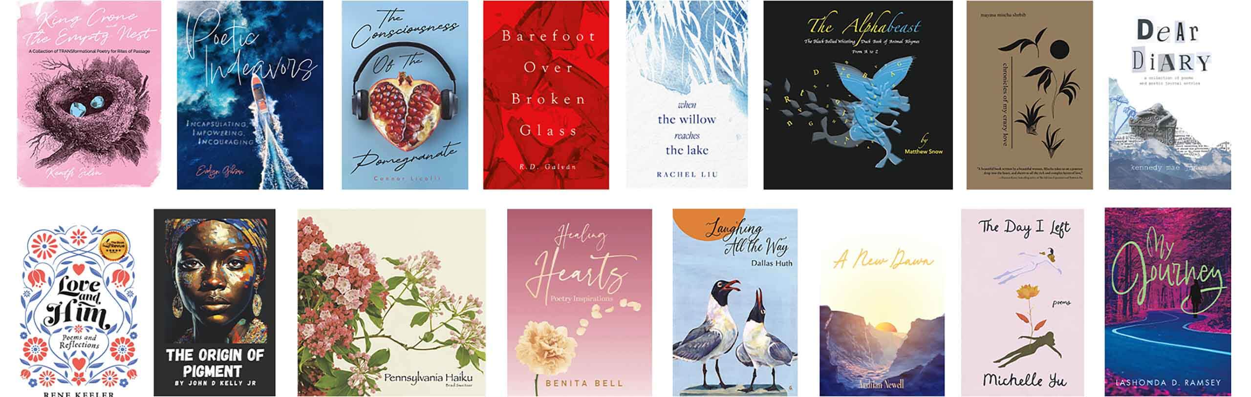 poetry books published and printed with BookBaby