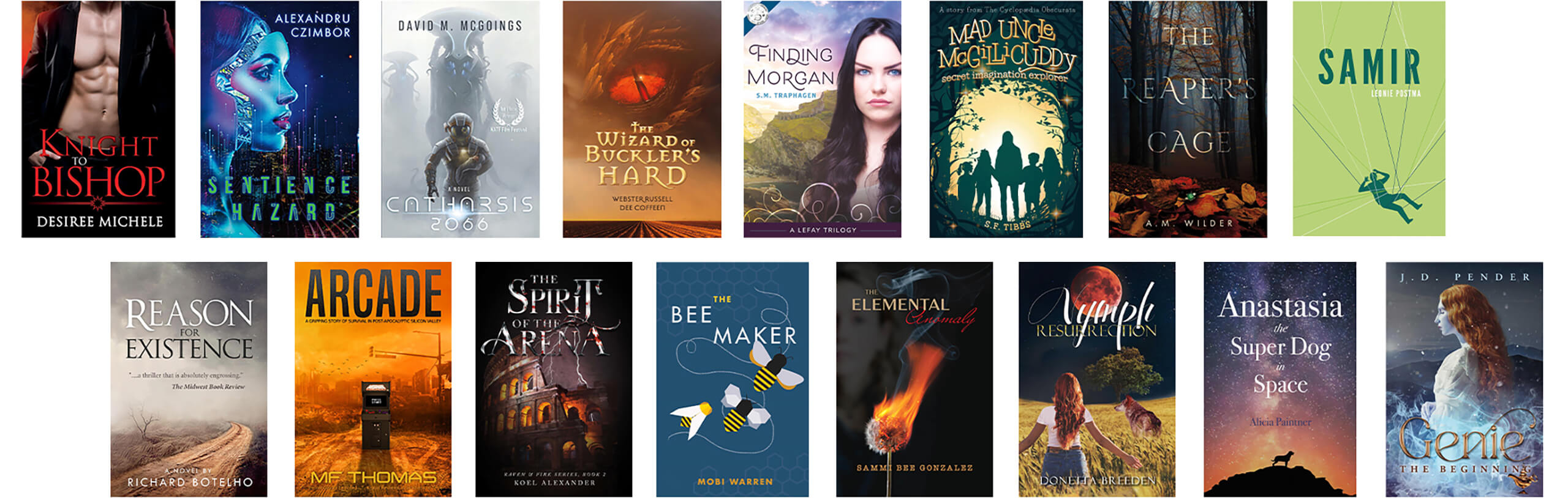 Fiction book samples