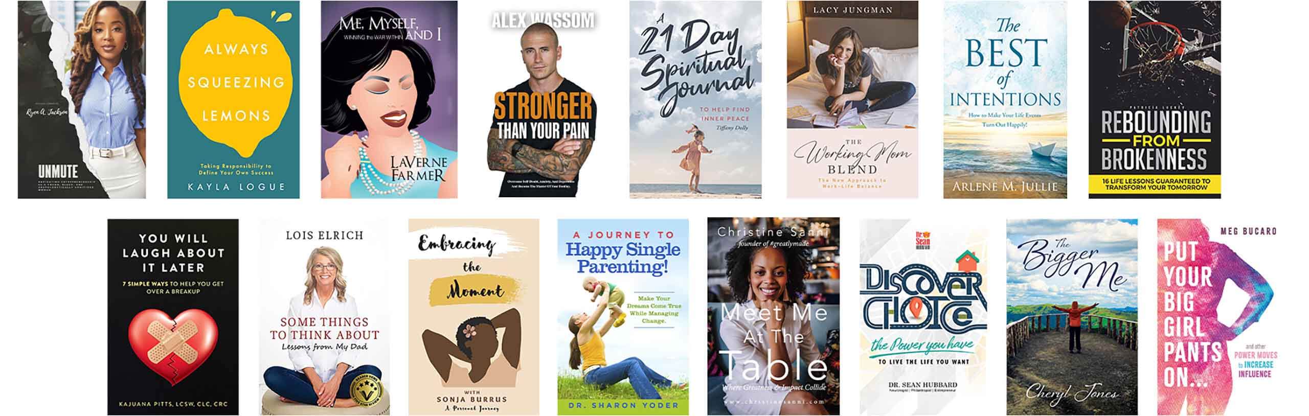 Self-help books published and printed with BookBaby